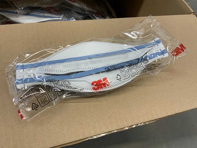 3m aura 9322+ mondkapjes (150x) - afbeelding 2 van  4