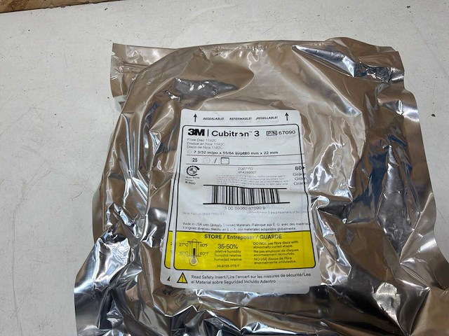 3m cubitron 3 fiberschijf 1182c 180 k80 (100x) - afbeelding 3 van  4