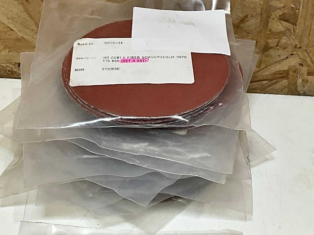 3m cubitron ii fiber schuurschijf 987c 115 k60 (50x) - afbeelding 3 van  3