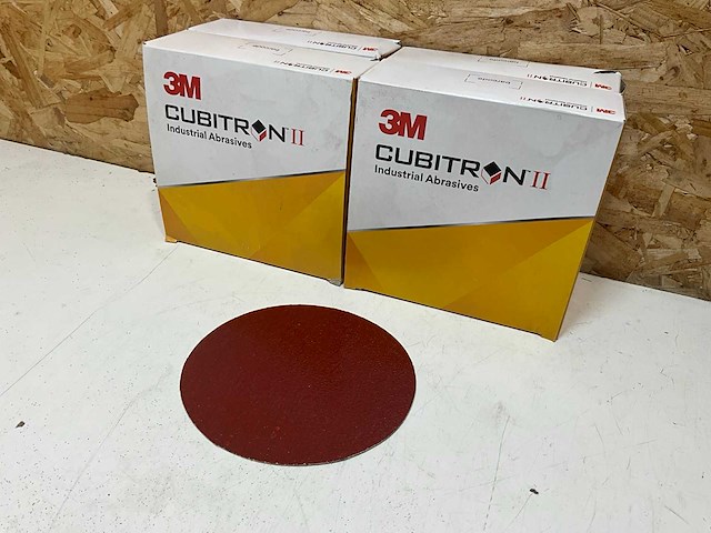 3m cubitronii schuurschijf 150mm korrel 60 (200x) - afbeelding 1 van  6