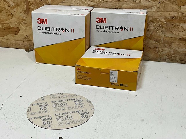 3m cubitronii schuurschijf 150mm korrel 60 (200x) - afbeelding 2 van  6