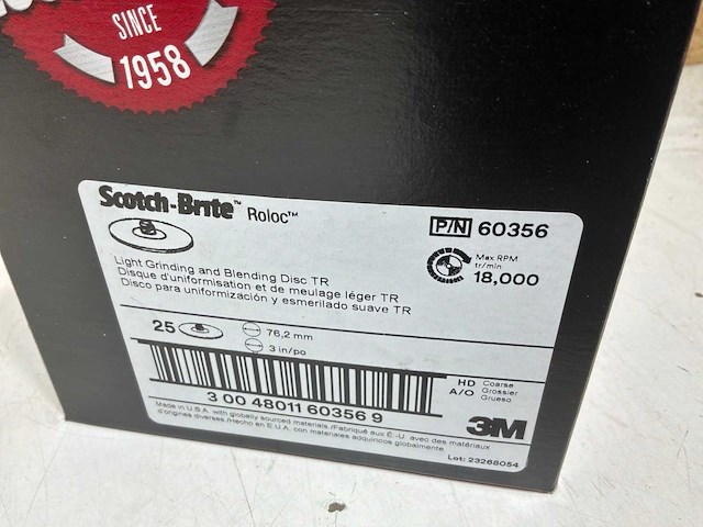 3m gb-dr scotch-brite schijf roloc 76,2mm (100x) - afbeelding 6 van  6