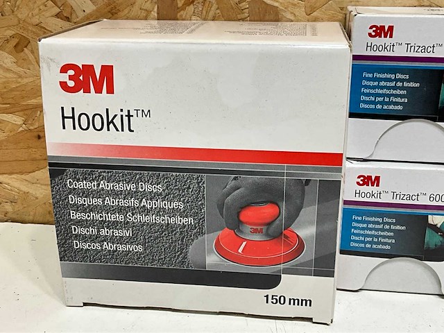 3m hookit partij diverse gecoate schuurschuiven - afbeelding 2 van  5