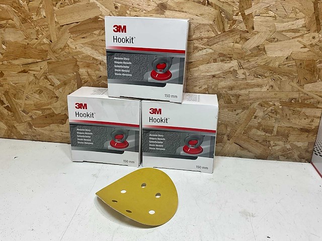 3m hookit schuurschijf 150mm p320 (300x) - afbeelding 1 van  6