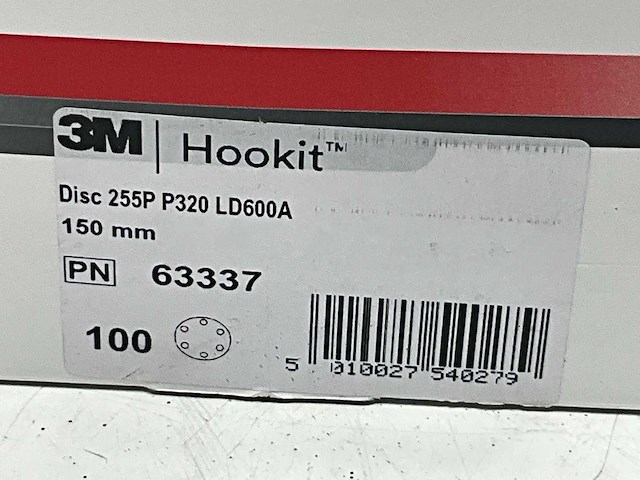 3m hookit schuurschijf 150mm p320 (300x) - afbeelding 6 van  6