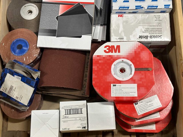 3m / norton - partij schuurmateriaal en schuurschijven - afbeelding 4 van  10