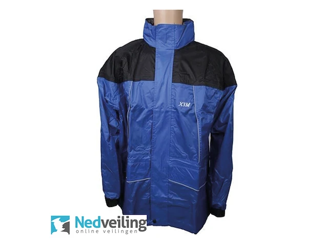 3m regenjas mix blauw en grijs - afbeelding 2 van  5