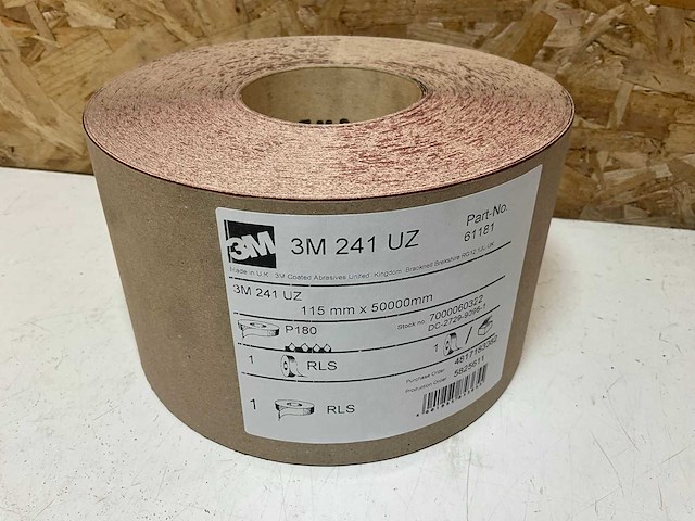 3m schuurpapier rol 115x50000mm p180 (2x) - afbeelding 1 van  3