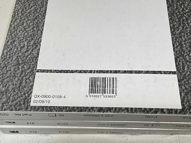 3m schuurpapier vellen p150 (280x) - afbeelding 5 van  6
