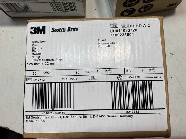 3m sl dh bruin scotch-brite dia125x22 (60x) - afbeelding 4 van  4
