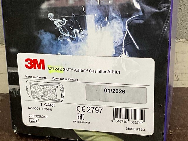 3m speedglas adflo gasfilter - afbeelding 3 van  4