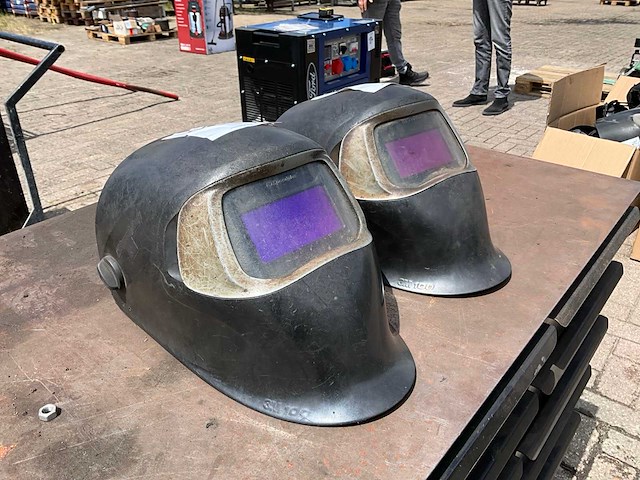 3m speedglas automatisch verduisterende lashelm (2x) - afbeelding 1 van  2
