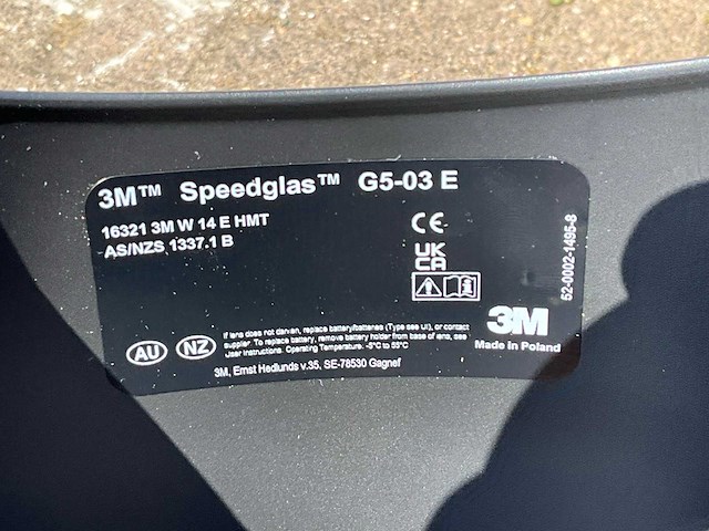 3m speedglas g5-03e laskap - afbeelding 4 van  6