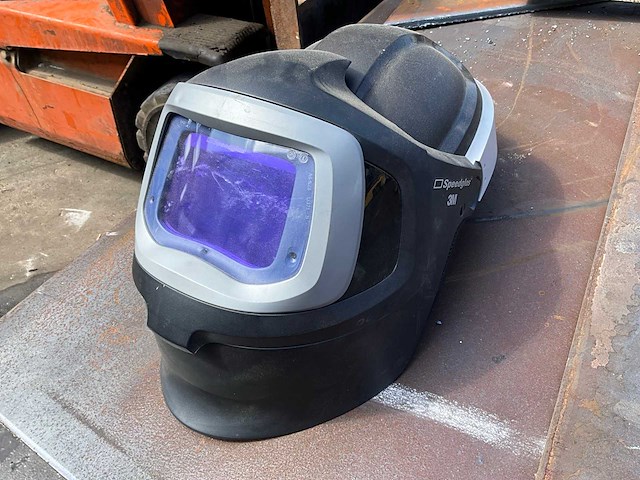 3m speedglas laskap en lithium batterij, met grote hoeveelheid 3m adflo batterijen - afbeelding 1 van  6