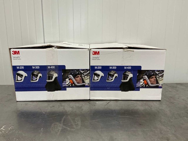 3m versaflo m206 gezichbescherming (2x) - afbeelding 1 van  8