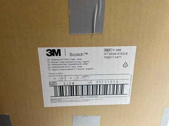 3m y389-75 waterdichte duct tape (12x) - afbeelding 4 van  4