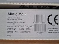 3x 2.5 kilo laselektrode elga, alutig mg 5 - afbeelding 4 van  4