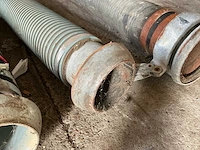 3x 6” mest-/waterslang – 2x rubber + 1x spiraalslang – snelkoppelingen – ca. 13 m - afbeelding 4 van  13