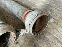 3x 6” mest-/waterslang – 2x rubber + 1x spiraalslang – snelkoppelingen – ca. 13 m - afbeelding 5 van  13