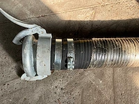 3x 6” mest-/waterslang – 2x rubber + 1x spiraalslang – snelkoppelingen – ca. 13 m - afbeelding 8 van  13