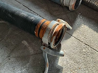 3x 6” mest-/waterslang – 2x rubber + 1x spiraalslang – snelkoppelingen – ca. 13 m - afbeelding 2 van  13