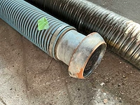 3x 6” mest-/waterslang – 2x rubber + 1x spiraalslang – snelkoppelingen – ca. 13 m - afbeelding 13 van  13