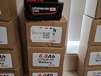 3x accu 18v - 6.0ah m18-60 - afbeelding 1 van  6