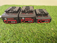 3x accu 18v bosch professional, 18v - afbeelding 5 van  6