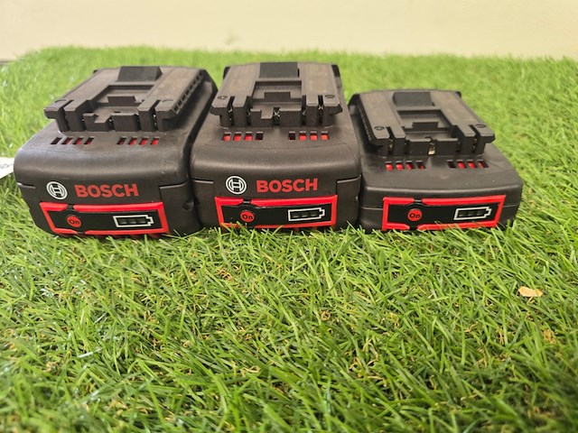 3x accu 18v bosch professional, 18v - afbeelding 5 van  6