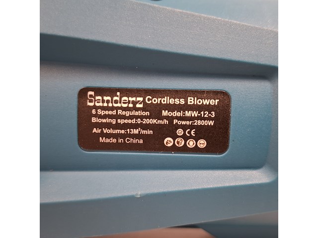 3x accu bladblazer, blauw - afbeelding 10 van  11