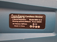 3x accu bladblazer, blauw - afbeelding 10 van  11