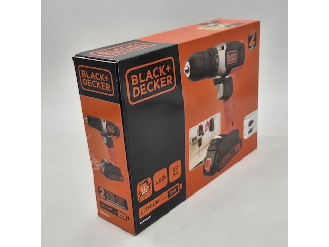 3x accu boormachine, black&decker, bcd001c1, 2021 - afbeelding 1 van  5