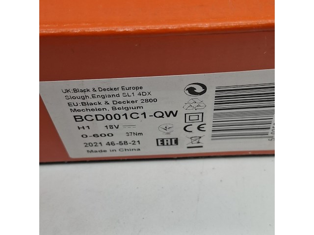 3x accu boormachine, black&decker, bcd001c1, 2021 - afbeelding 5 van  6