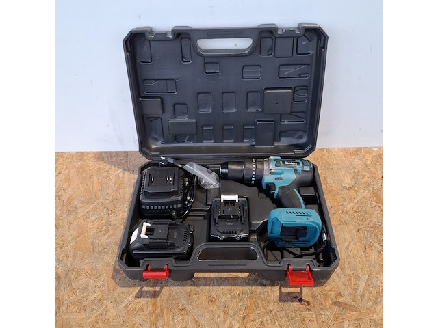 3x accu boormachine, brushless, blauw - afbeelding 11 van  11