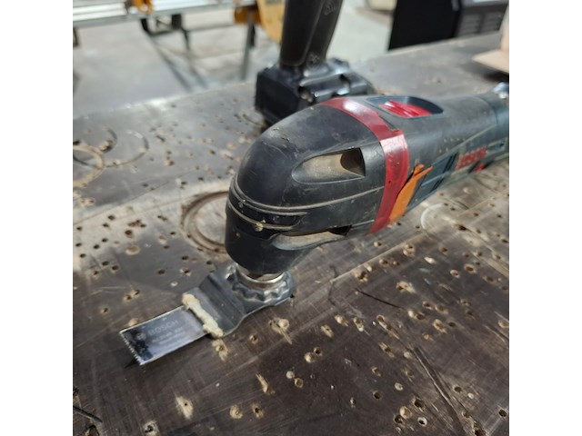 3x accu boormachine met multitool wurth / bosch - afbeelding 4 van  14