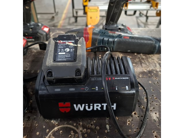 3x accu boormachine met multitool wurth / bosch - afbeelding 6 van  14