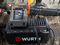 3x accu boormachine met multitool wurth / bosch - afbeelding 6 van  14