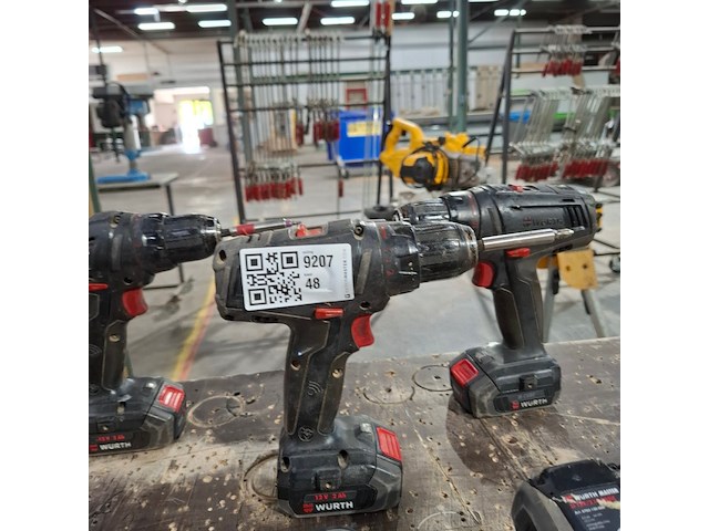 3x accu boormachine met multitool wurth / bosch - afbeelding 10 van  14