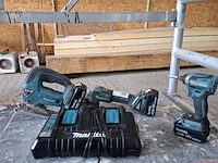 3x accu gereedschap makita, djv180, dga504, dtd154 - afbeelding 1 van  10