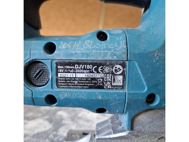 3x accu gereedschap makita, djv180, dga504, dtd154 - afbeelding 5 van  10