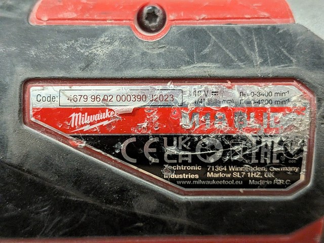 3x accu gereedschap, milwaukee - afbeelding 4 van  18