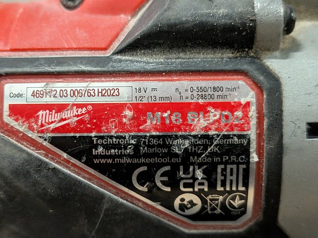 3x accu gereedschap, milwaukee - afbeelding 15 van  18