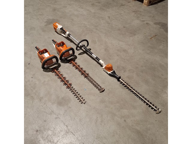 3x accu heggenschaar, stihl, hsa86 en hla65 - afbeelding 1 van  17
