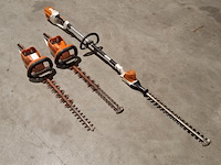3x accu heggenschaar, stihl, hsa86 en hla65 - afbeelding 1 van  17