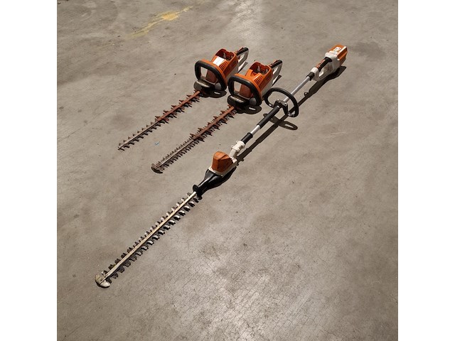 3x accu heggenschaar, stihl, hsa86 en hla65 - afbeelding 17 van  17