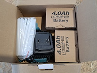 3x accu hetelijmpistool, blauw - afbeelding 7 van  9