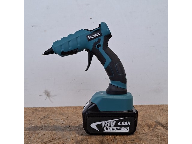 3x accu hetelijmpistool, geel - afbeelding 1 van  9