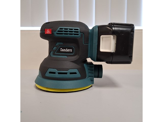 3x accu schuurmachine, brushless, blauw - afbeelding 1 van  10