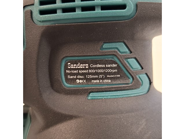 3x accu schuurmachine, brushless, blauw - afbeelding 5 van  10