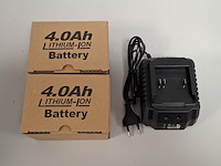 3x accu schuurmachine, brushless, blauw - afbeelding 9 van  10